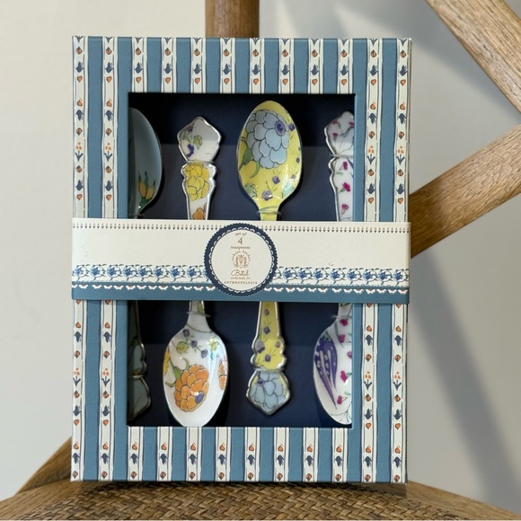 Anthropologie Other - Anthropologie Turkuaz Kitchen Posey Tea Spoon Set New